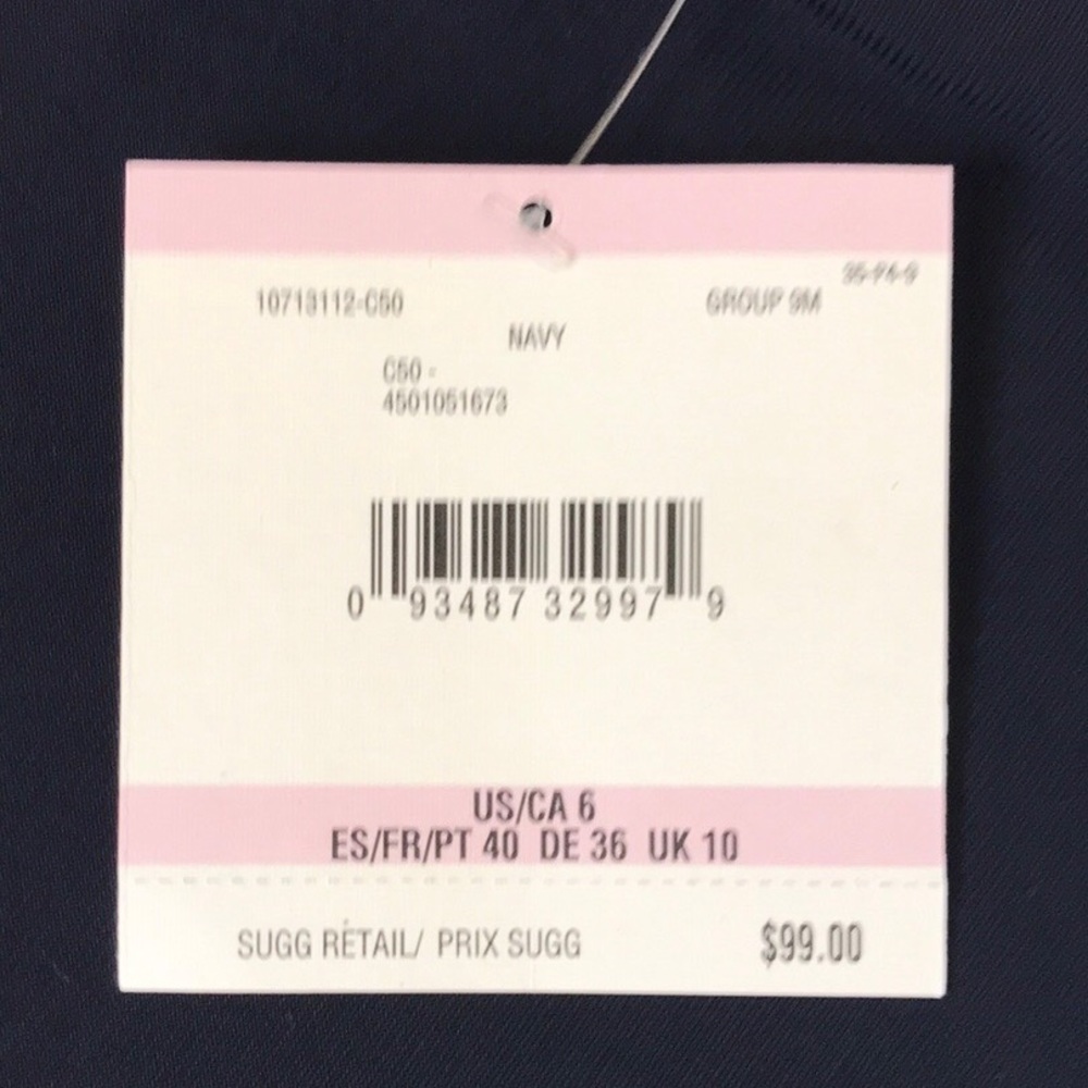 NWT Anne Klein Collared Swing Dress Navy - Picture 13 of 16